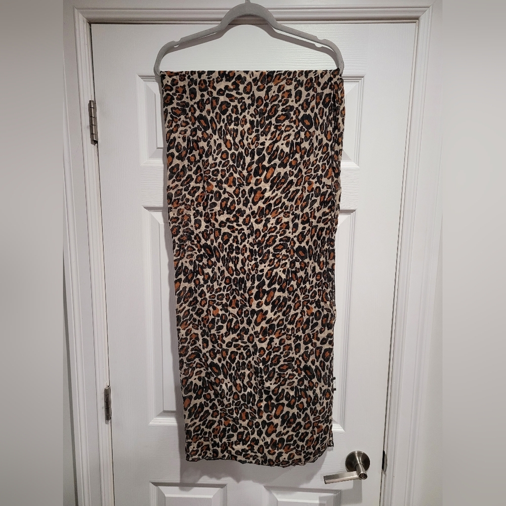 H&M Leopard Print Scarf - Brown and Black - Picture 2 of 3
